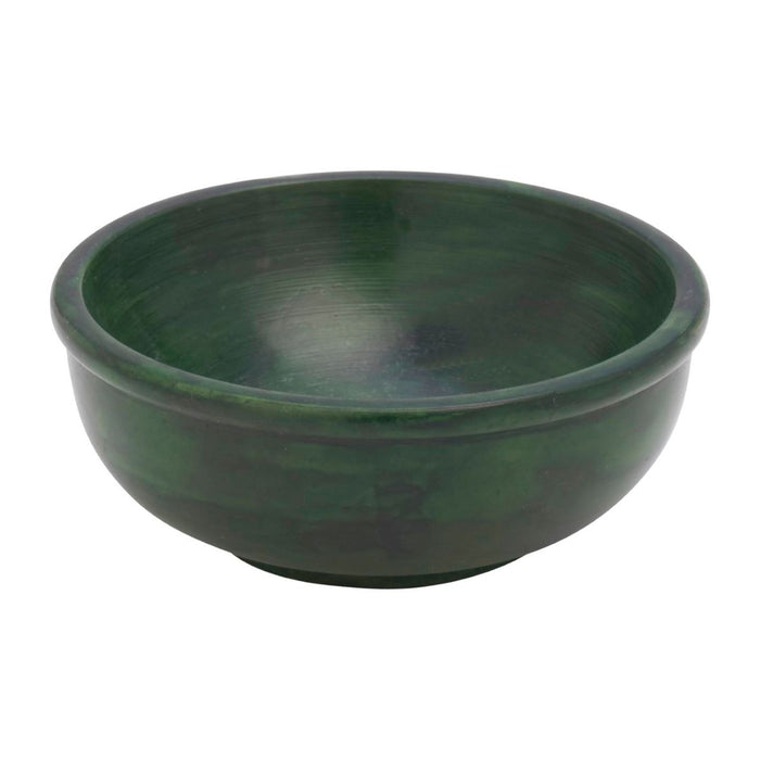 Incense Burner, Green Soapstone Bowl 7.5cm / 3 Inches Diameter