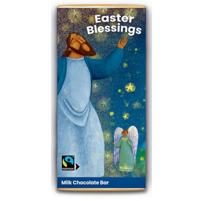 Easter Blessings, Fairtrade Milk Chocolate Bar 80g Limited Edition, by The Meaningful Chocolate Company