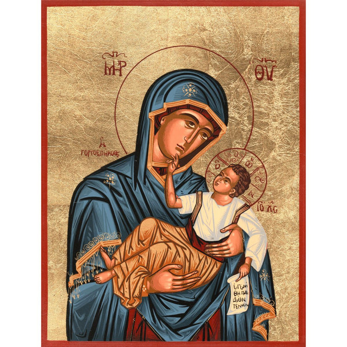 Our Lady of Tenderness Handmade Icon, Available In 5 Sizes