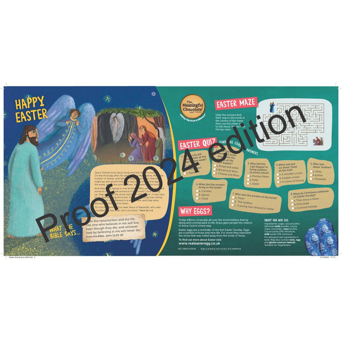 Fun Pack 2025 Edition - Real Easter Eggs, 6 x 20g Fairtrade Chocolate Eggs, by The Meaningful Chocolate Company