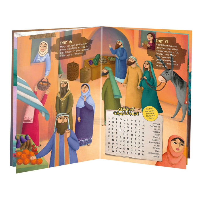 The Real Advent Calendar Pack of 30, With Fairtrade Chocolate's and a 24 Page Book, 2024 Edition by The Meaningful Chocolate Company