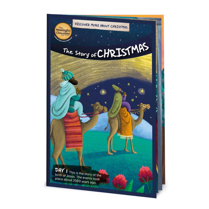 The Real Advent Calendar Pack of 6, With Fairtrade Chocolate's and a 24 Page Book, 2024 Edition by The Meaningful Chocolate Company