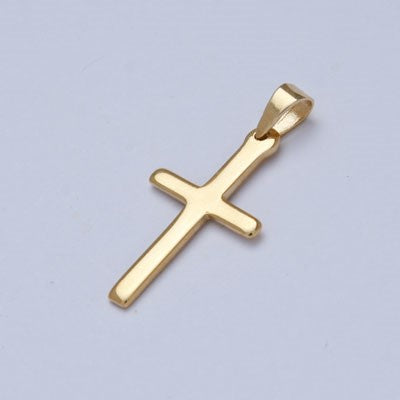 9ct Gold Cross 28mm In Length