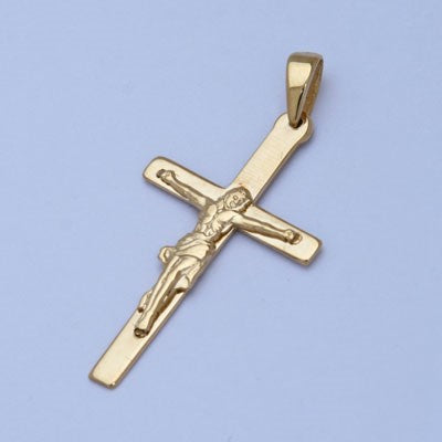 9ct Gold Crucifix 35mm In Length SPECIAL ORDER ONLY