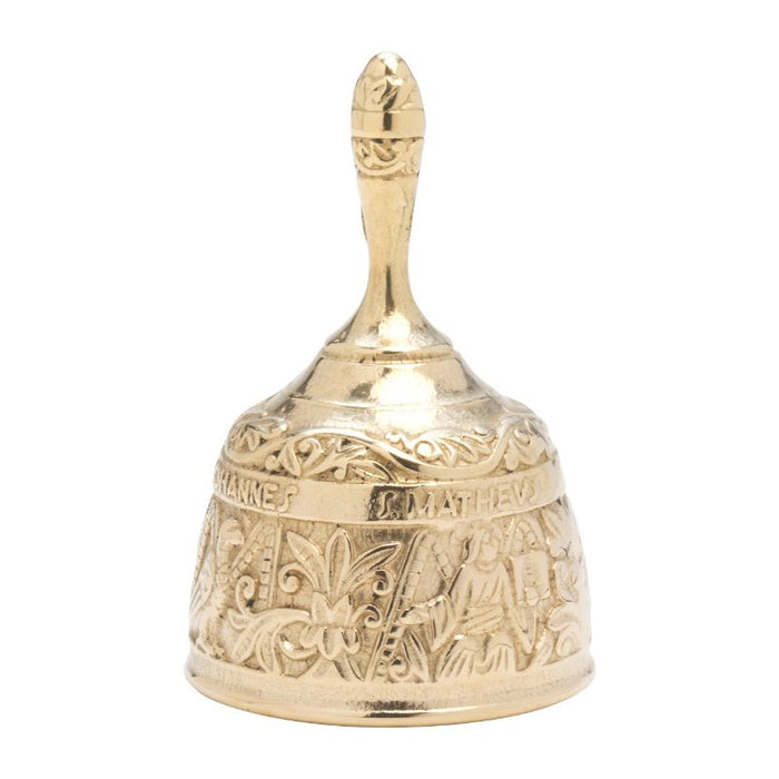 4 Evangelists Single Chime Handbell, Solid Brass 12.5cm / 5 Inches High