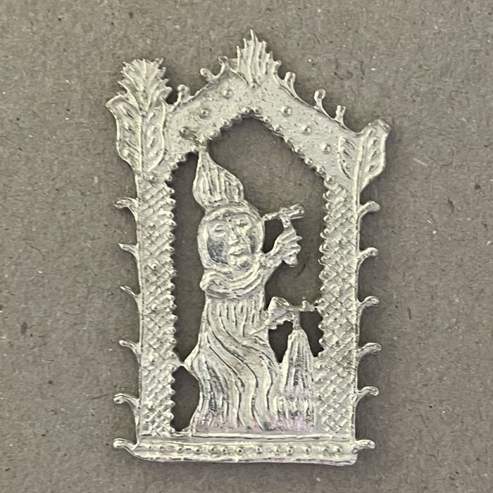 St Dunstan Pilgrim Badge, Boxed With A Brief Historical Descripition