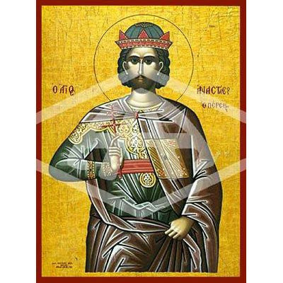 Anastasius The Persian Monk-Martyr, Mounted Icon Print Size 20cm x 26cm
