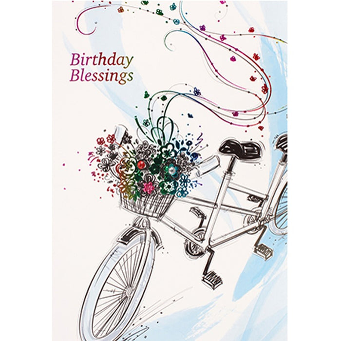 Birthday Blessings Greetings Card