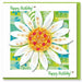 Christian Greetings Cards, Birthday Greetings Card, Daisy Design With Bible Verse Psalm 139:14