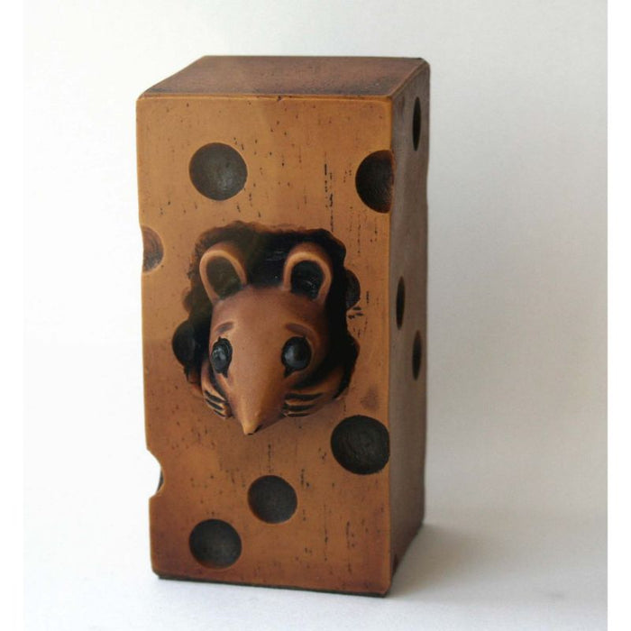 Church Mouse – Hiding in the Cheese Block 4 Inches High, Poor Church Mouse Collection