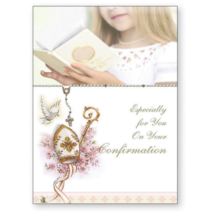 Confirmation Day Greetings Card for a Girl, Especially For You On Your Confirmation