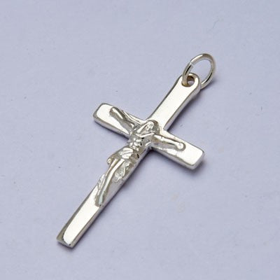 Sterling Silver Crucifix 36mm In Length