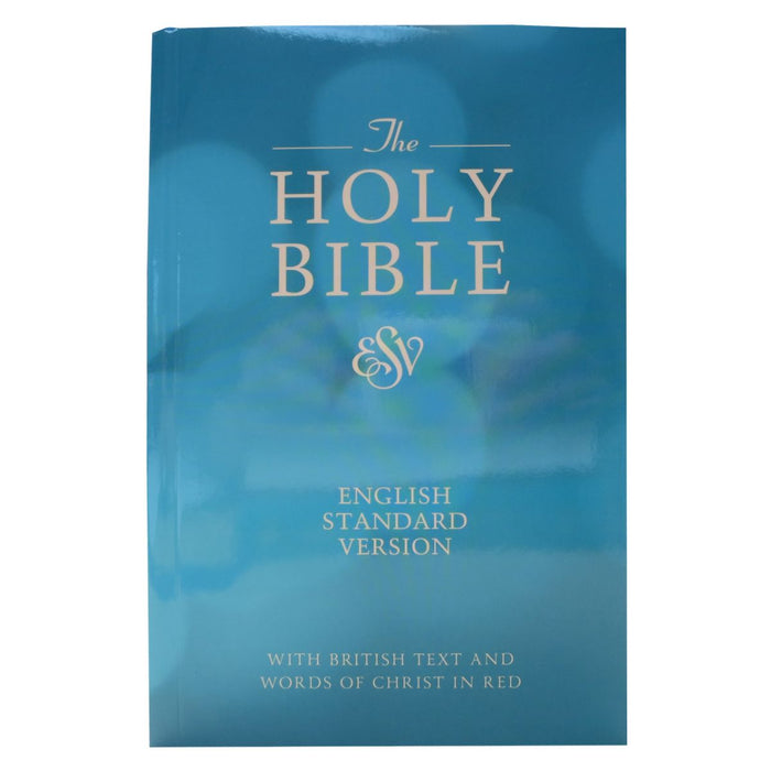 ESV Bible With British Text and Words of Christ in Red, Paperback Edition by Bible Society LIMITED STOCK