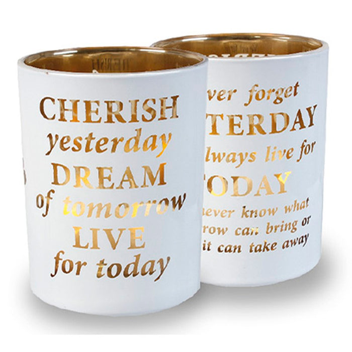 35% OFF Prayer Candle Holder, Cherish, Dream and Live LIMITED STOCK