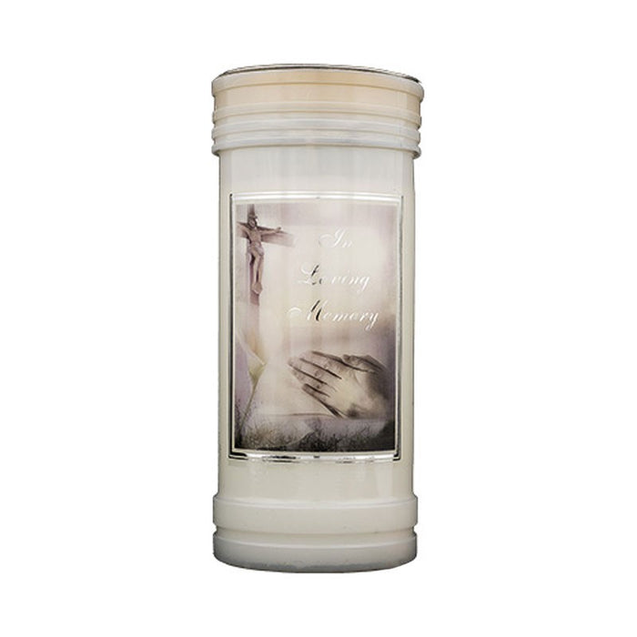 In Loving Memory Memorial Candle, Burning Time Approximately 72 Hours