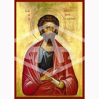 James The Less Apostle and Disciple, Mounted Icon Print Size 20cm x 26cm
