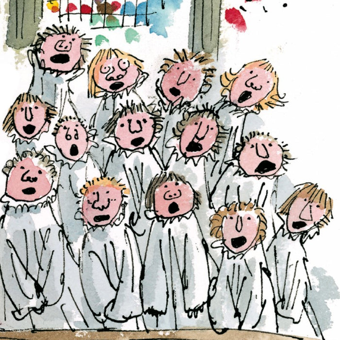 10% OFF King’s Choir, by Quentin Blake, Christmas Cards Pack of 10