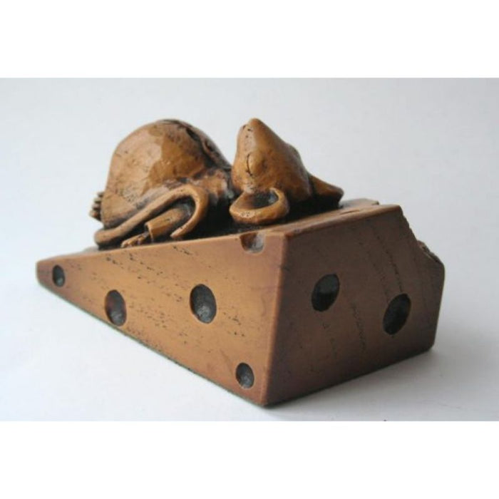 Church Mouse – Asleep on the Cheese 5 Inches in Length, Poor Church Mouse Collection