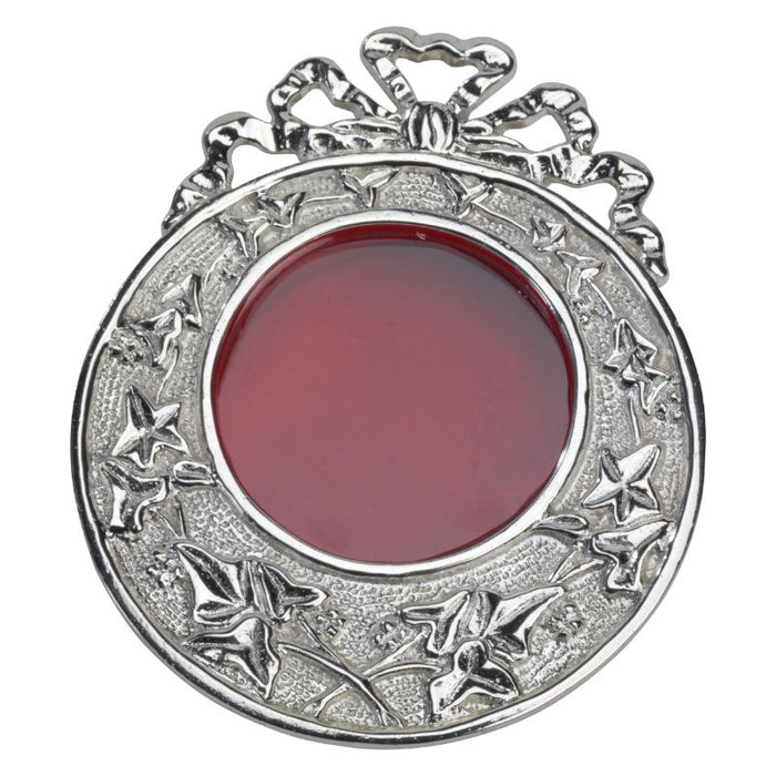 Reliquary Silver Plated Brass, Wall Hanging Design 11.5cm / 4.25 Inches High