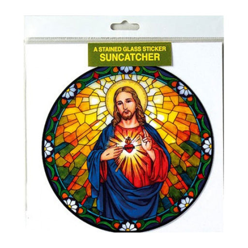 Sacred Heart of Jesus, Suncatcher 14.5cm Diameter