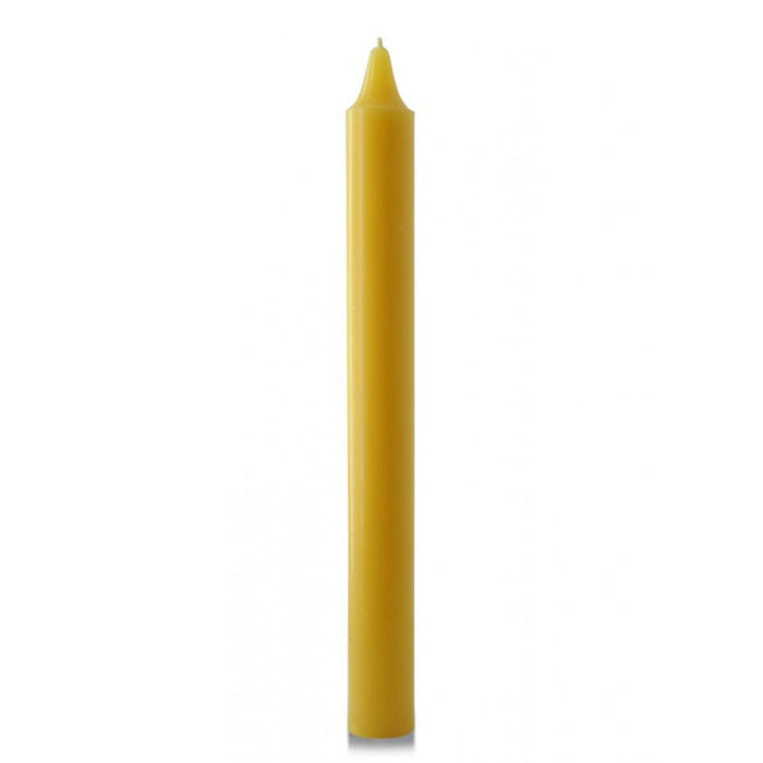 1 1/8 Inch Diameter Requiem Unbleached Beeswax Candles, Available In Various Lengths