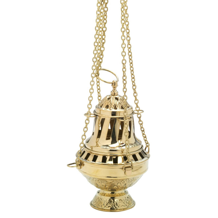 Thurible Brass, Church Incense Burner 13cm Diameter Standard Size