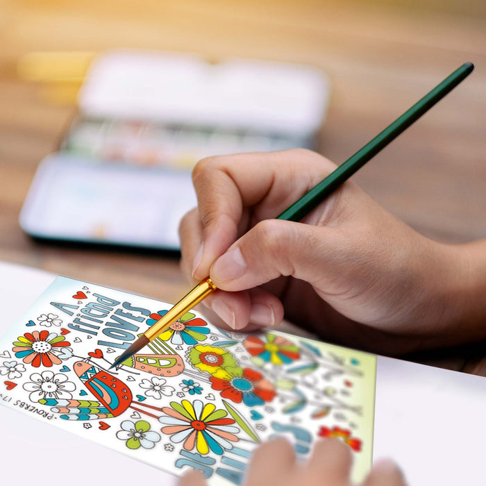 10 Exploring Proverbs Colouring Postcards, by Jacqui Grace