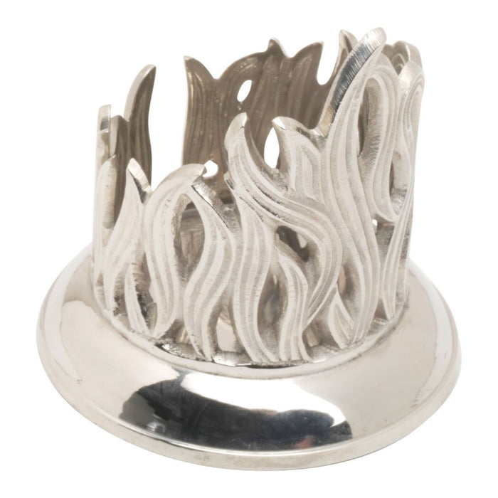 Flame Design Silver Candle Holder, For 2 Inch Diameter Candles