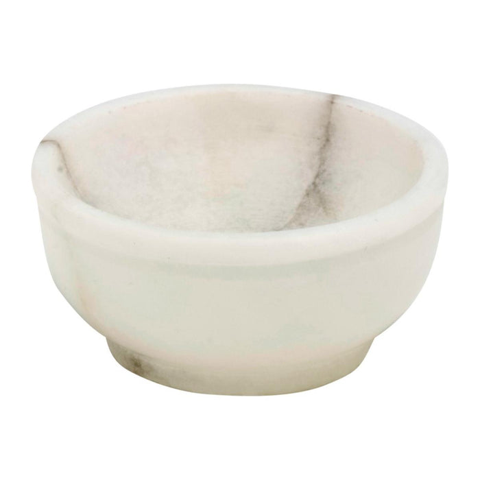 Incense Bowl, White-Natural Soapstone - Small Size 6.5cm / 2.5 Inches Diameter