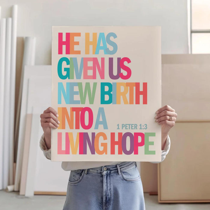 We Have This Hope - Unframed Poster Print Available In Two Sizes - A4 and A3