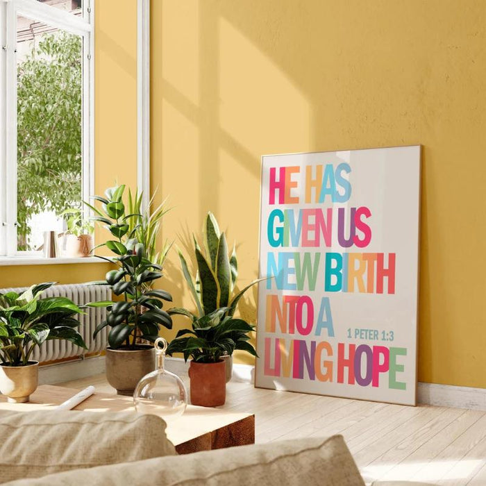 We Have This Hope - Unframed Poster Print Available In Two Sizes - A4 and A3