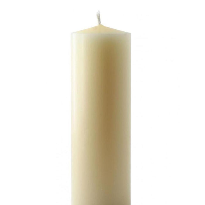 2026 Paschal Candle 2 1/4 Inch Dia x 24 Inches High, Plain Or With a Choice of 7 Candle Transfer Designs