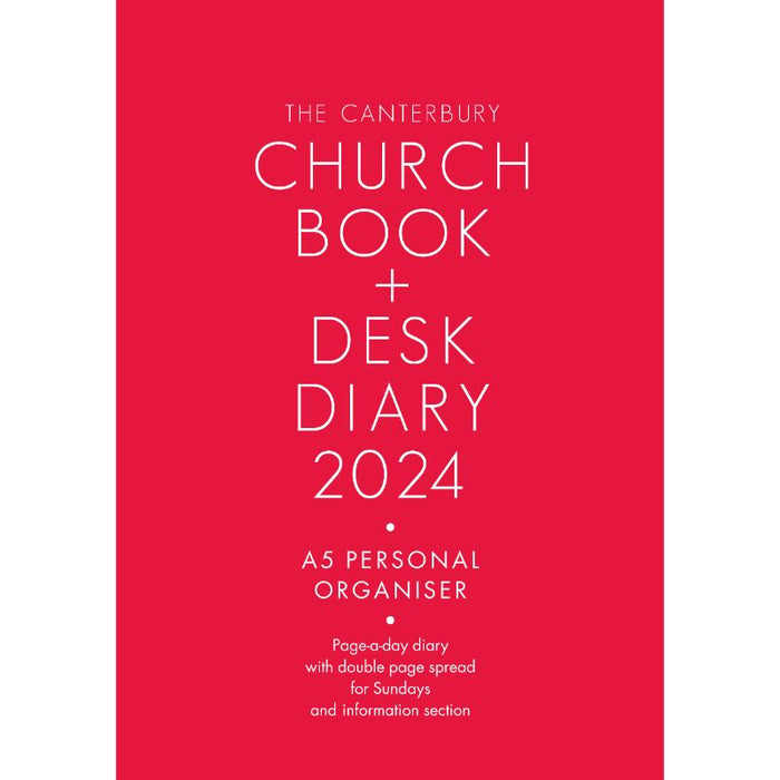 2025 Canterbury Church Book & Desk Diary, A5 Personal Organiser Edition AVAILABLE May - June 2024