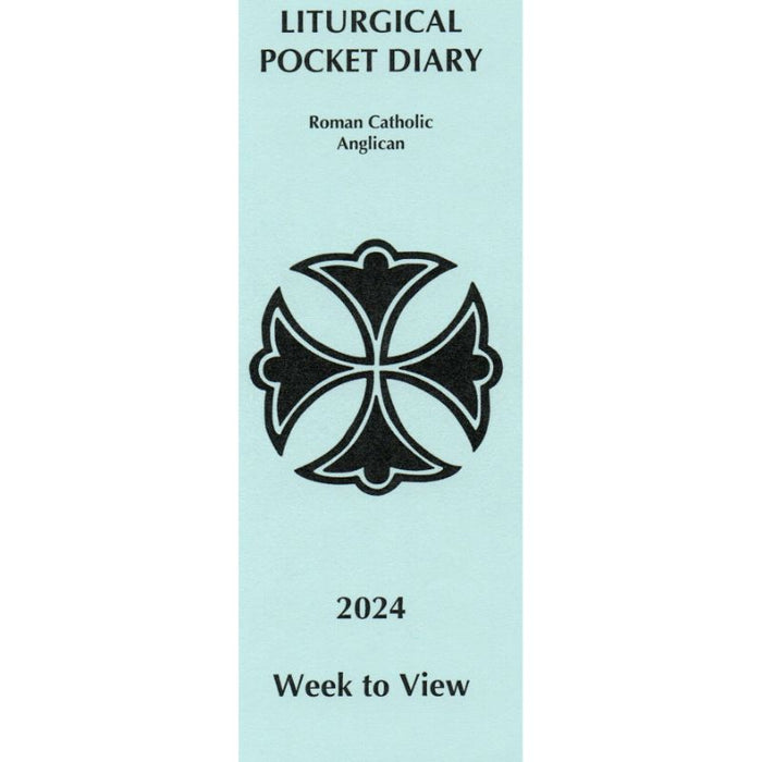 2025 Liturgical Pocket Diary Week To View, 6 Ring Pre Punched Holes Height 17cm / 6.75 Inches by ACS