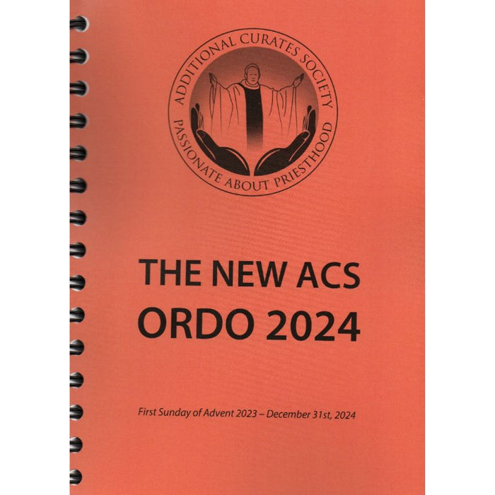 2025 The New ACS Ordo - Spiral Bound, by ACS AVAILABLE AUGUST / SEPTEMBER 2024