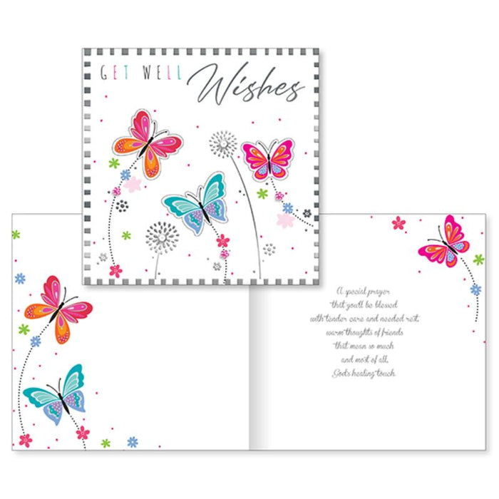 Get Well Wishes - 3D Handcrafted Greeting Card