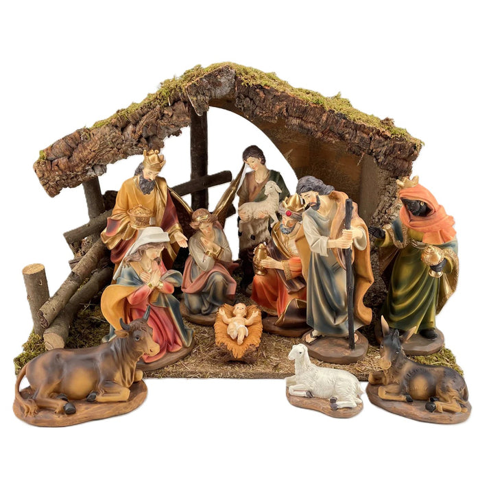 Nativity Crib Figures 30cm / 12 Inches High - Available With or Without a Stable
