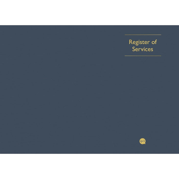 Service Register - Wide Landscape Format SR6 - Hardback A4 Size, by SPCK