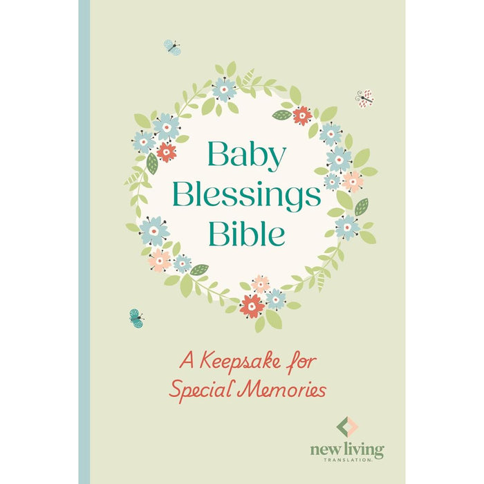 NLT Baby Blessings Bible: A Keepsake for Special Memories, British Text Version, by NLT Translators - Pre Order Available END NOVEMBER - Hopefully!