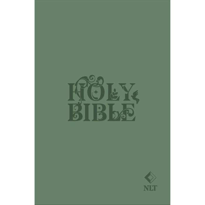NLT Holy Bible - New Living Translation - British Text Version in Green Soft-tone Flexiback Binding - Pre Order Available END NOVEMBER - Hopefully!