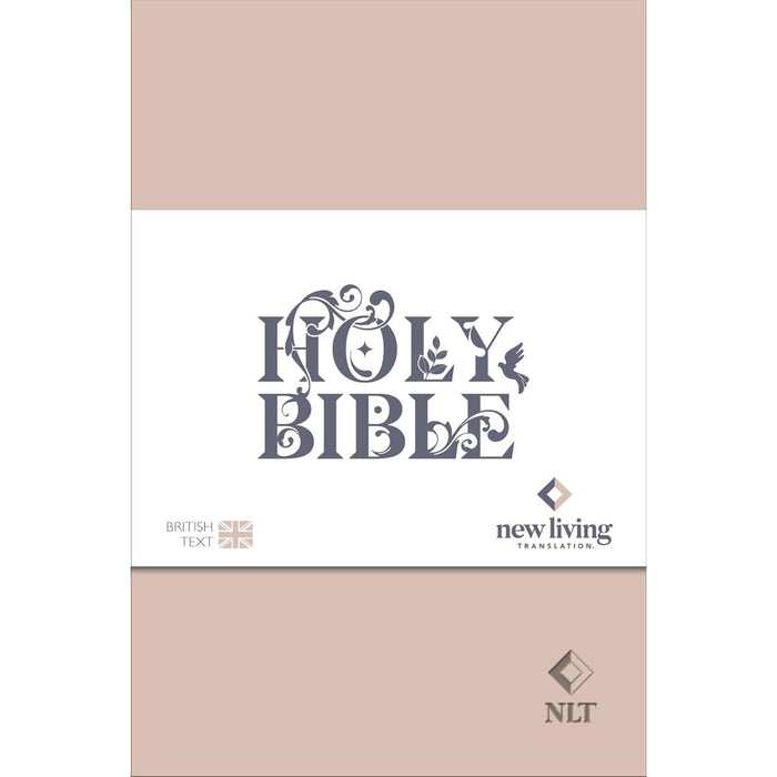 NLT Holy Bible - New Living Translation - British Text Version in Pink Soft-tone Flexiback Binding - Pre Order Available END NOVEMBER - Hopefully!
