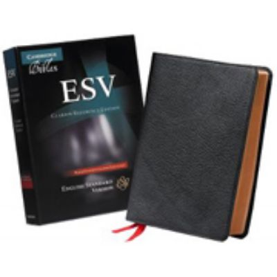 ESV Clarion Reference Bible, Black Edge-lined Goatskin Leather, by Cambridge Bibles
