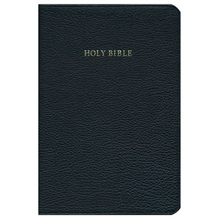 KJV Concord Reference Bible, Black Edge-lined Goatskin Leather, Red-letter Text, by Cambridge Bibles