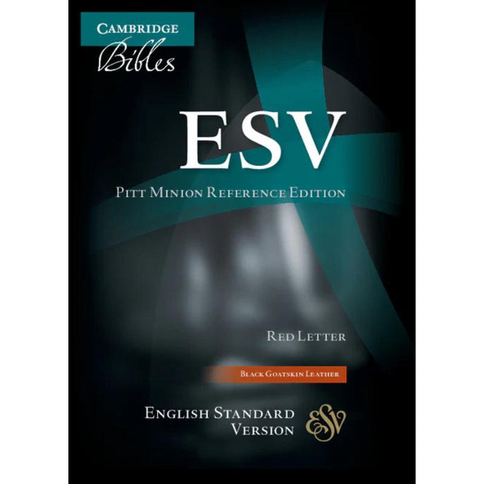 ESV Pitt Minion Reference Bible - Black Goatskin Leather - Red-letter Text, ES446:XR, by Cambridge Bibles