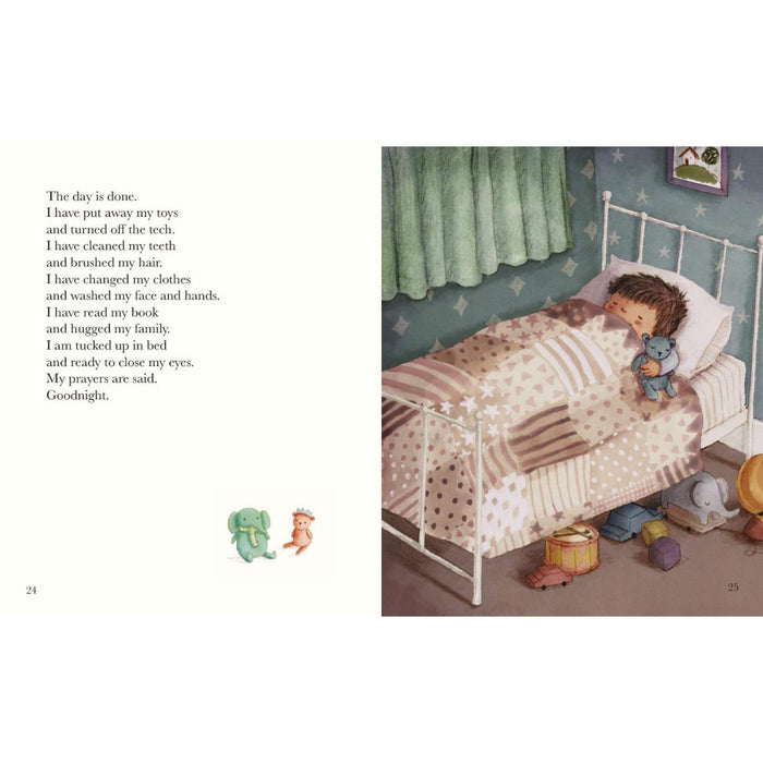 Bedtime Prayers - Children's Picture Book - Hardcover, by Antonia Woodward