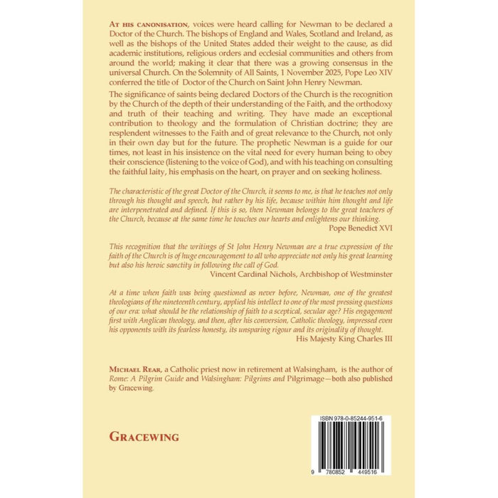 Fr. Michael Rear Doctor of the Church: An Introduction to St John Henry Newman, by Fr ...