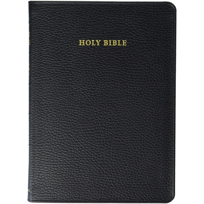 ESV Diadem Reference Edition, Black Calf Split Leather Red-letter Text, by Cambridge Bibles