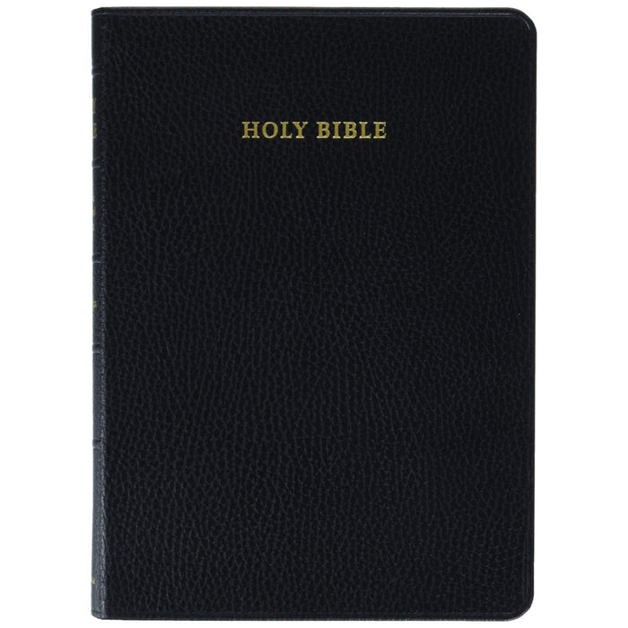 ESV Diadem Reference Edition with Apocrypha, Black Calf Split Leather Red-letter Text, by Cambridge Bibles