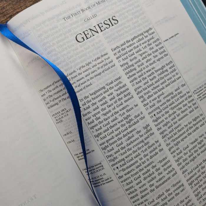 KJV Westminster Reference Bible, Dark Blue Goatskin Leather - KJ556:XE, by Cambridge Bibles