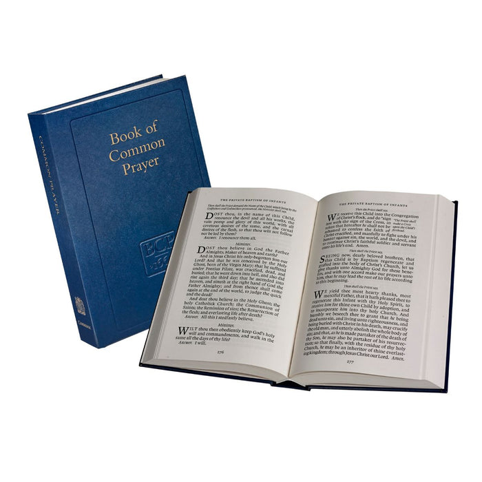 Book of Common Prayer, 2023 Updated Desktop Edition With Large Bold Text, Blue Hardback Edition, by CUP